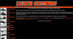 Desktop Screenshot of deucecustoms.com.au