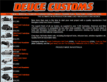 Tablet Screenshot of deucecustoms.com.au